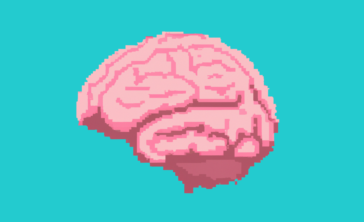 pixel brain